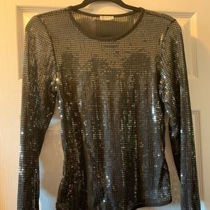 Gorgeous black sequin top